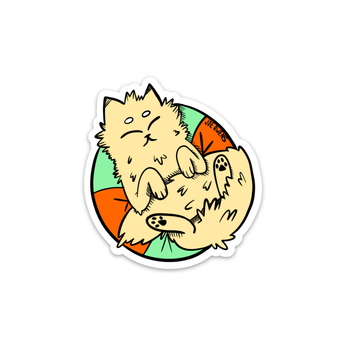 Salad Cat meme 3 Sticker, Smudge the Cat